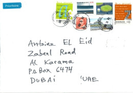 DENMARK -  2021, STAMPS COVER TO DUBAI.. - Brieven En Documenten