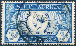 South Africa SG 67a, Var "Cleft Skull" - Used Stamps