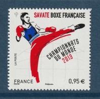 FRANCE 2013 Savate Boxing World Championships: Single Stamp UM/MNH - Neufs