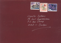 SWITZERLAND  -  2022, STAMPS COVER TO DUBAI.. - Cartas & Documentos