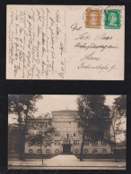 Deutsches Reich 1927 Ansichtskarte CÖTHEN X HERNE Chemisch Technologisches Institut - Storia Postale