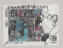 2021 - ITALIA / ITALY - CENTENARIO DELLA NASCITA DI EMANUELE LUZZATI / 100th ANN. OF THE BIRTH OF EMANUELE LUZZATI.USATO - 2021-...: Used