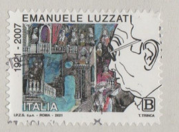 2021 - ITALIA / ITALY - CENTENARIO DELLA NASCITA DI EMANUELE LUZZATI / 100th ANN. OF THE BIRTH OF EMANUELE LUZZATI.USATO - 2021-...: Used