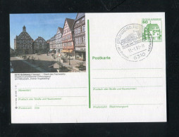 "BUNDESREPUBLIK DEUTSCHLAND" Bildpostkarte Mit Bildgleichem Stempel Ex "GRUENBERG" (3456) - Cartoline Illustrate - Usati