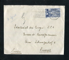 "LUXEMBURG" 1948, Mi. 424 EF Auf Brief Ex Luxemburg In Die Schweiz (3462) - Storia Postale