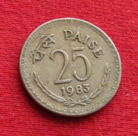 India 25 Paise 1983 C KM# 49.1 *VT  Inde Indien Indies Paisa - Inde