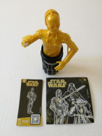 Kinder : MPG VU-E-08  Maxi-Ei -Inhalte 2021-22 - Star Wars - C3PO + Card + BPZ - Ü-Ei