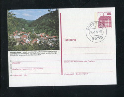 "BUNDESREPUBLIK DEUTSCHLAND" Bildpostkarte Mit Bildgleichem Stempel Ex "WIRSBERG" (3481) - Illustrated Postcards - Used