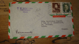 Enveloppe D' IRAN Pour La FRANCE - 1960?  ............. ENV-5018 - Iran