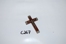 C267 Bijou Ancien - Pendentif Religieux - Croix - Anhänger