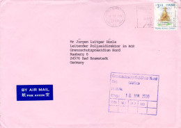 HONG KONG 2000  AIRMAIL  LETTER SENT  TO BAD BRAMSTEDT - Cartas & Documentos