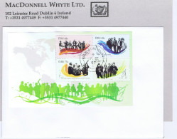 Ireland 2006 Irish Music (first Issue) Miniature Sheet 48c+48c, 75c+75c Fine Used Cds On Plain Envelope - Used Stamps