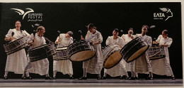 2023 Greece Grèce Euromed Mediterranean Festivals KDF Kalamata Dance Booklet 2 Pairs Drum Music - Ungebraucht