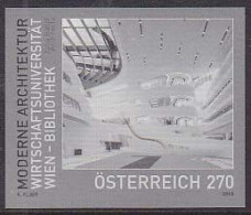 AUSTRIA(2018) Library Of Vienna University Of Economics & Business. Black Print. Modern Architecture In Austria Series. - Probe- Und Nachdrucke