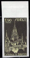 FRANCE(1977) Bayeux Cathedral. Trial Color Proof. Scott No 1546, Yvert No 1939. - Essais De Couleur 1945-…