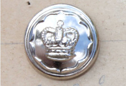 BOUTON UNIFORME ANGLAIS MILITAIRE ARMÉE - COURONNE D:18mm - BUTTON ENGLAND ARMY / BUTTON ENGLAND MILITARIA (2203.353) - Buttons