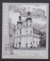 AUSTRIA(2018) Frauenkirchen In Burgenland. Black Print. Church Contains Famous Portrait Of Maria Lactans (breastfeeding - Proofs & Reprints