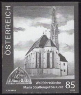 AUSTRIA(2022) Maria Strassengel Pilgrimage Church. Black Print. - Probe- Und Nachdrucke