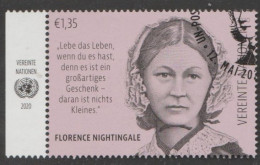 2020 - O.N.U. / UNITED NATIONS - VIENNA / WIEN - FLORENCE NIGHTINGALE.  USATO - Gebruikt