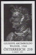 AUSTRIA(2022) "Water" By Giuseppe Arcimboldo. Black Print. - Ensayos & Reimpresiones