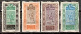 Haut Sénégal Et NIGER  : 30 à 33 * MH (1914-17) - TARGUI - Unused Stamps