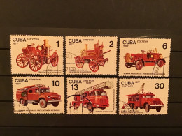 Cuba 1977 Fire Prevention Week Used SG 2381-6 Yv 2010-5 Mi 2224-9 - Usados