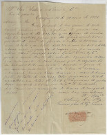 Brazil 1879 Receipt Issued In Campo Tax Stamp Emperor Pedro II 200 Réis - Lot 2 - Brieven En Documenten