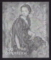 AUSTRIA(2023) Portrait Of Tilla Durieux By Max Oppenheimer. Black Print. - Proeven & Herdruk
