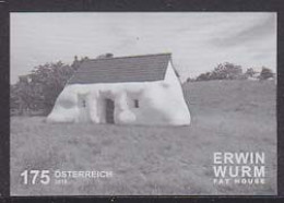 AUSTRIA(2019) Erwin Wurm's "Fat House". Black Print. - Ensayos & Reimpresiones