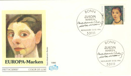 718  Europa CEPT 1996, Paula Modersohn-Becker: Env. 1er Jour D'Allemagne - Expressionism Art FDC. Europe Signature - 1996