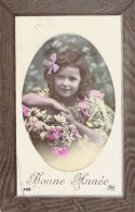 NOUVEL AN - Bonne Année - Happy New Year - Portrait Enfant - Carte Postale Ancienne - Nouvel An