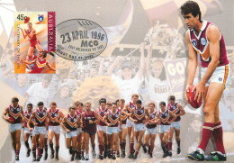 Australia Rugby Centenary Of The AFL Maxi Card Adelaide - The Bears Brisbane - Rugby