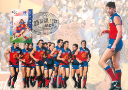Australia Rugby Centenary Of The AFL Maxi Card Adelaide - The Lions Fitzroy - Rugby