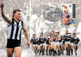 Australia Rugby Centenary Of The AFL Maxi Card Adelaide - The Magpies Collingwood - Rugby