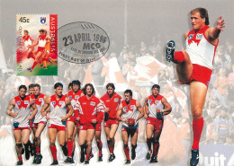 Australia Rugby Centenary Of The AFL Maxi Card Adelaide - The Swans Sydney - Rugby