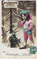 NOUVEL AN - Bonne Année - Happy New Year - Portrait Enfant - Carte Postale Ancienne - Neujahr