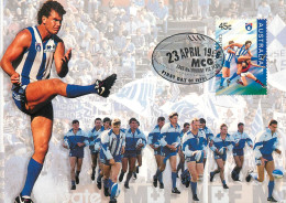 Australia Rugby Centenary Of The AFL Maxi Card Adelaide - The Kangaroos North Melbourne - Rugby