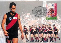 Australia Rugby Centenary Of The AFL Maxi Card Adelaide - The Bombers Essendon - Rugby