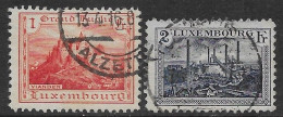 Lussemburgo Luxembourg 1921  Landscapes 2val Mi N.134-135 US - Gebraucht