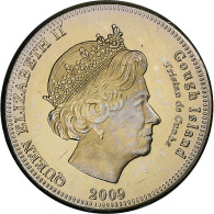 Tristan Da Cunha, Elizabeth II, 10 Pence, 2009, BE, Cupro-nickel, FDC - Colonias