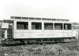 Transportation Card Tramways BC 12 Tramvia Lugano Tesserete SWS 1910 - Strassenbahnen