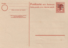 Sowjet. Zone P 33 I ** - 30 Pf Arbeiter Doppelkarte - Postkaarten - Ongebruikt