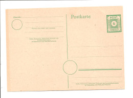 Sowjet. Zone P 8 A ** - 6 Pf Ziffer Ost-Sachsen - Postales - Nuevos