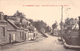 FRANCE - Ribemont - Rue Char Y Reste Et Rue Du Moulin - Carte Postale Ancienne - Other & Unclassified