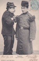 Militaria--Humour--1904---Soldats " Ramollot --Spèce De Tourte ! " - Umoristiche