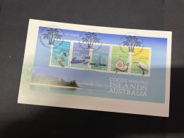 6-12-2023 (1 W 28) Australia - Cocos (Keeeling) Islands - 50 Years Of Stamps Mini-sheet FDC - Cocos (Keeling) Islands