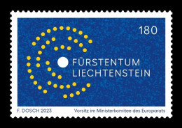 Liechtenstein 2023 Mih. 2106 Liechtenstein Chairmanship Of The Committee Of Ministers Of The Council Of Europe MNH ** - Nuovi