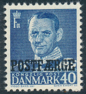 Denmark Danemark Danmark 1949: 40ø Blue Postal Ferry, VF Mint NH, AFA PF33 (DCDK00390) - Pacchi Postali