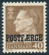 Denmark Danemark Danmark 1967: 40ø Brown Postal Ferry, VF Mint NH, AFA PF43 (DCDK00396) - Colis Postaux