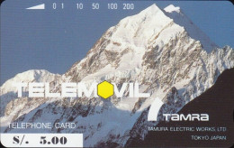 Peru - Telemovil, TAMRA, Mountain, 5 S/., 10.000ex, 1992, Mint, Unused - Perù